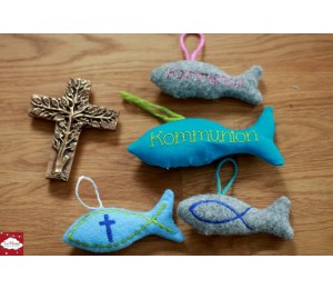 ITH Anhänger Fisch - Konfirmation, Kommunion, Taufe